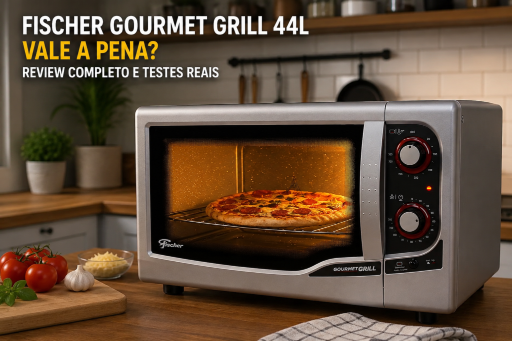 Fischer Gourmet Grill 44L  - uso na cozinha