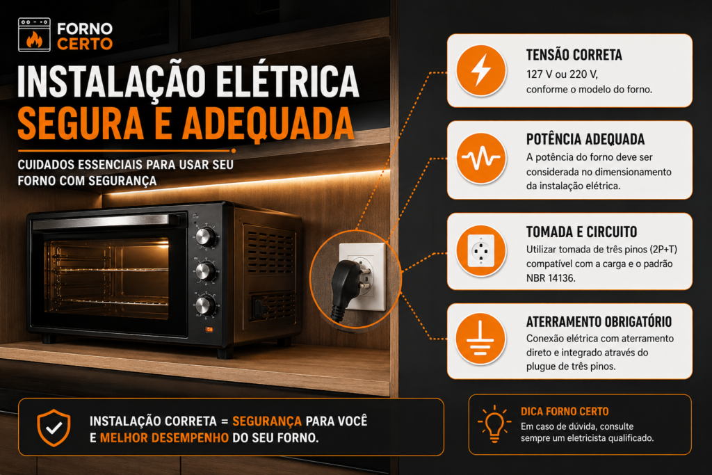 Forno dentro do armário: instalação adequada