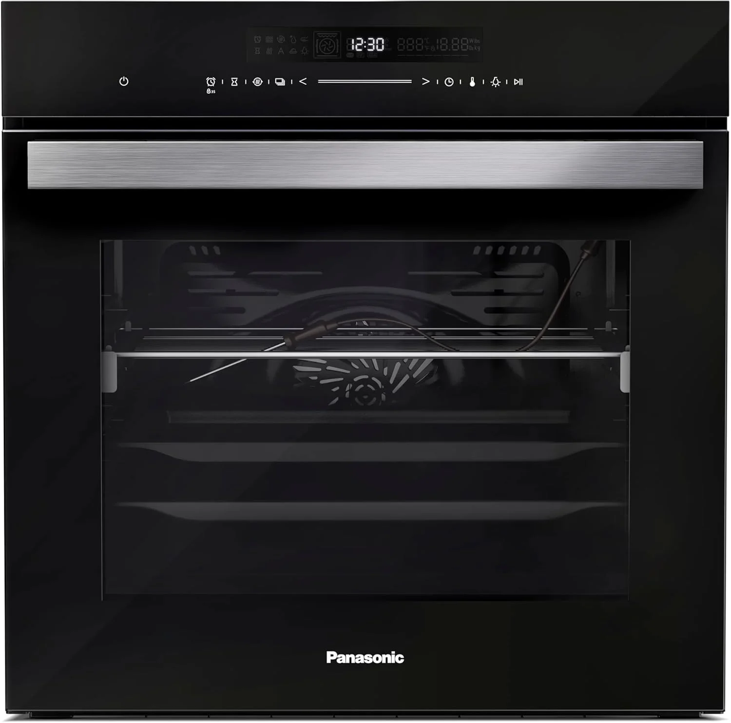 Forno Panasonic 72L Black Glass