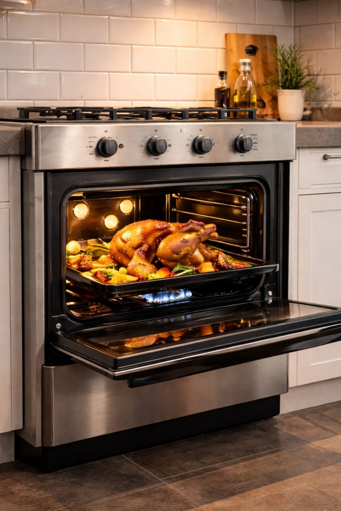 Imagem de um forno a gás