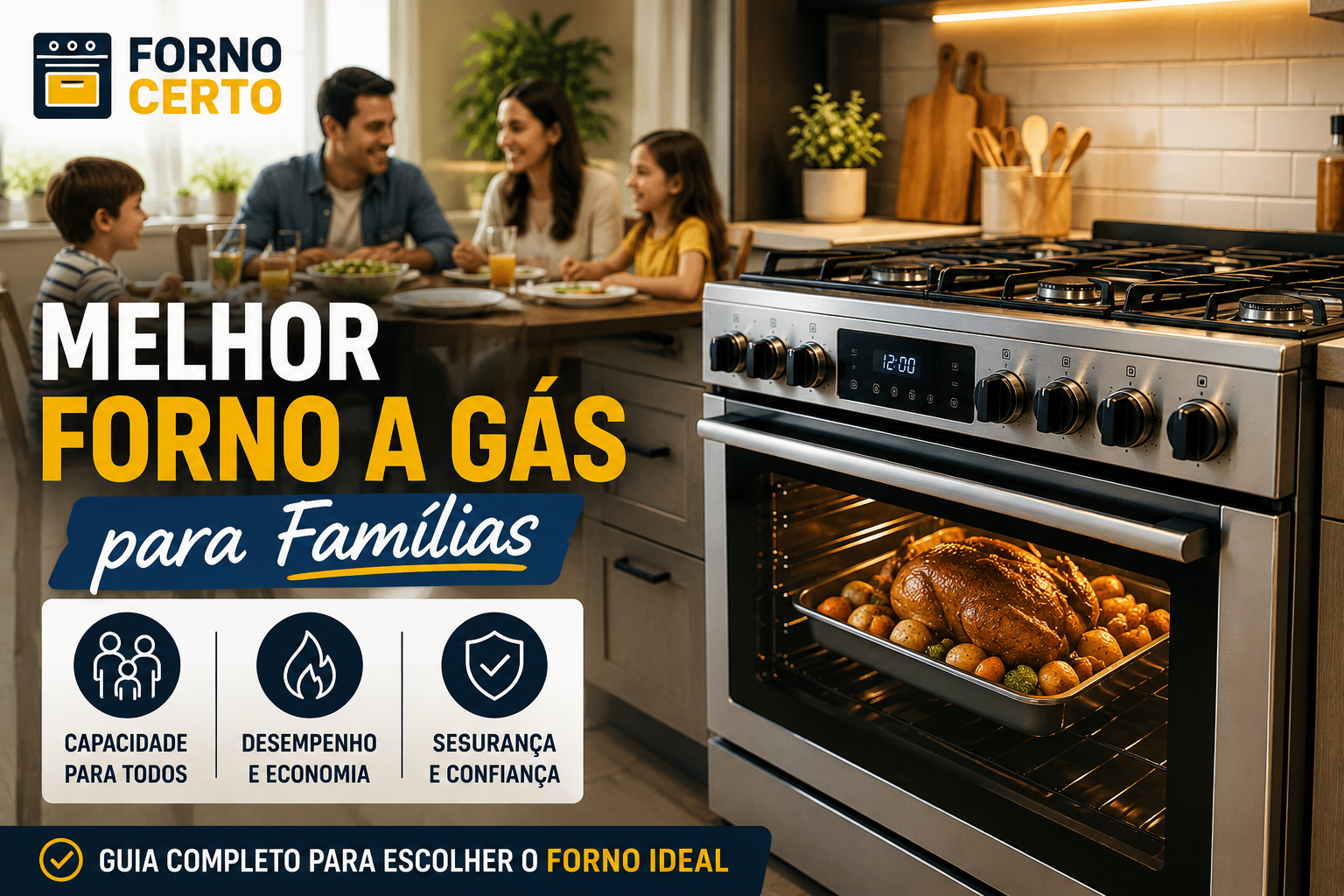 Melhor Forno a Gás para Famílias