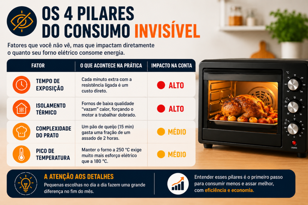 Forno elétrico gasta muita energia