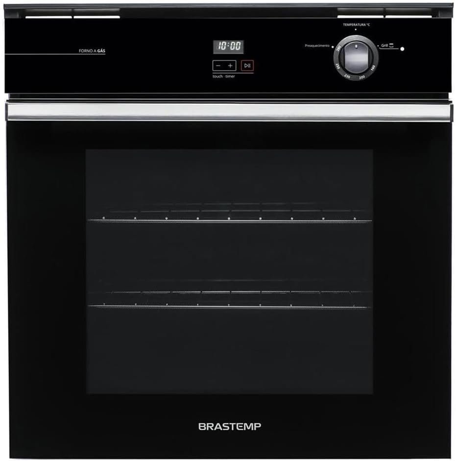 Forno a Gás Brastemp 78L Grill Timer Touch