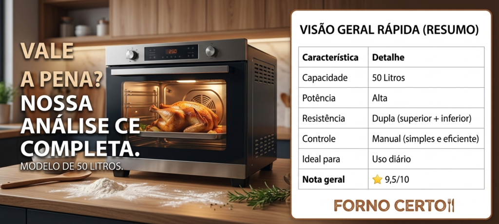 Forno Elétrico Philco 50L Vale a Pena? Review Completo e Análise Real
