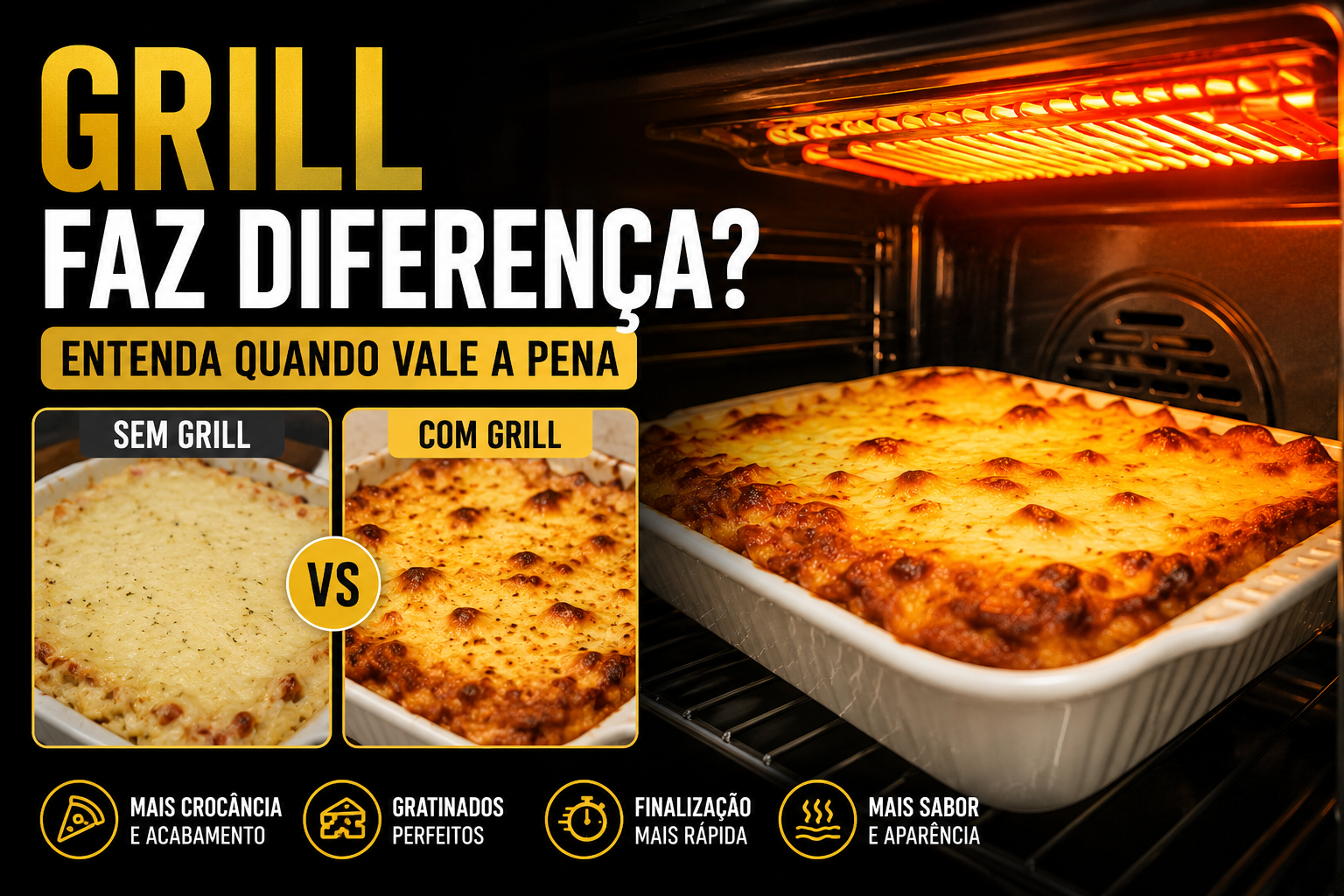 Grill no Forno Elétrico Vale a Pena