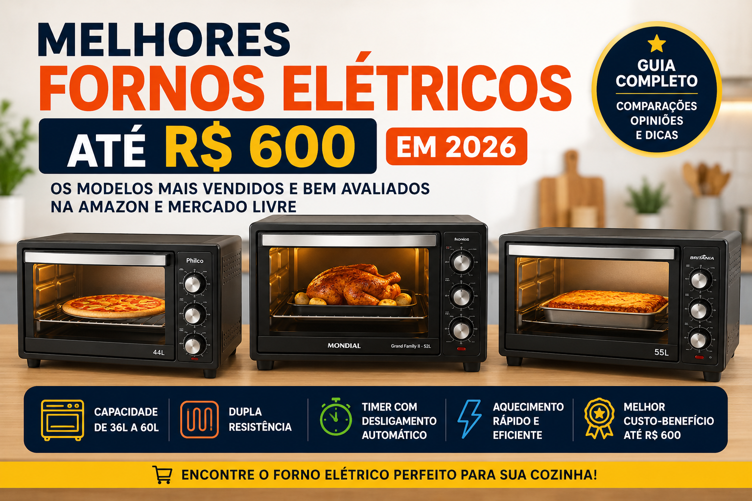 Melhores Fornos Melhores Fornos Elétricos Até 600 Reais
