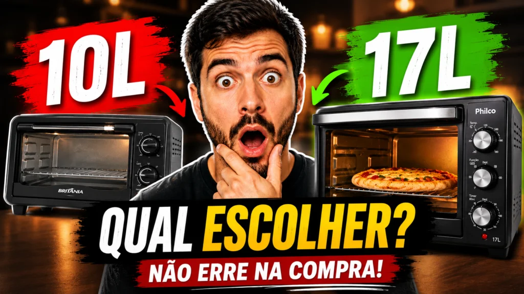 melhor forno elétrico pequeno em 2026