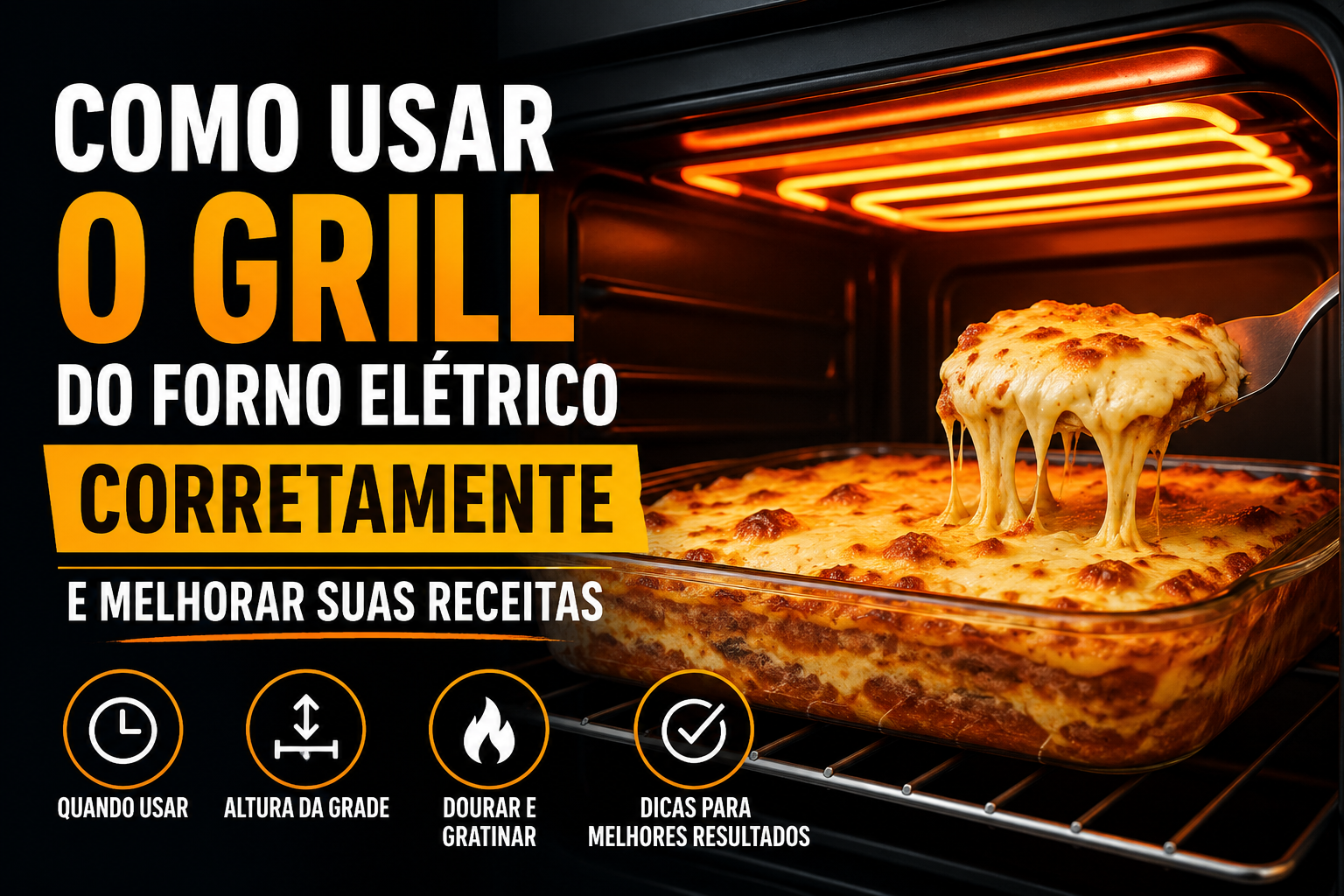 Como Usar o Grill do Forno Elétrico