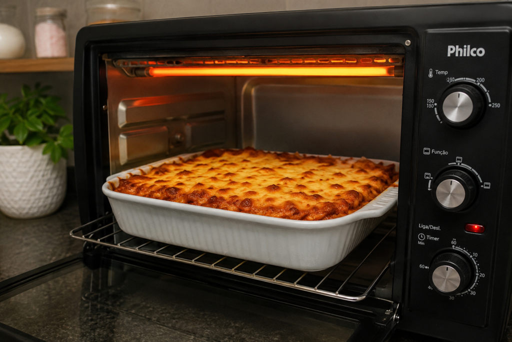 como usar o grill do forno elétrico