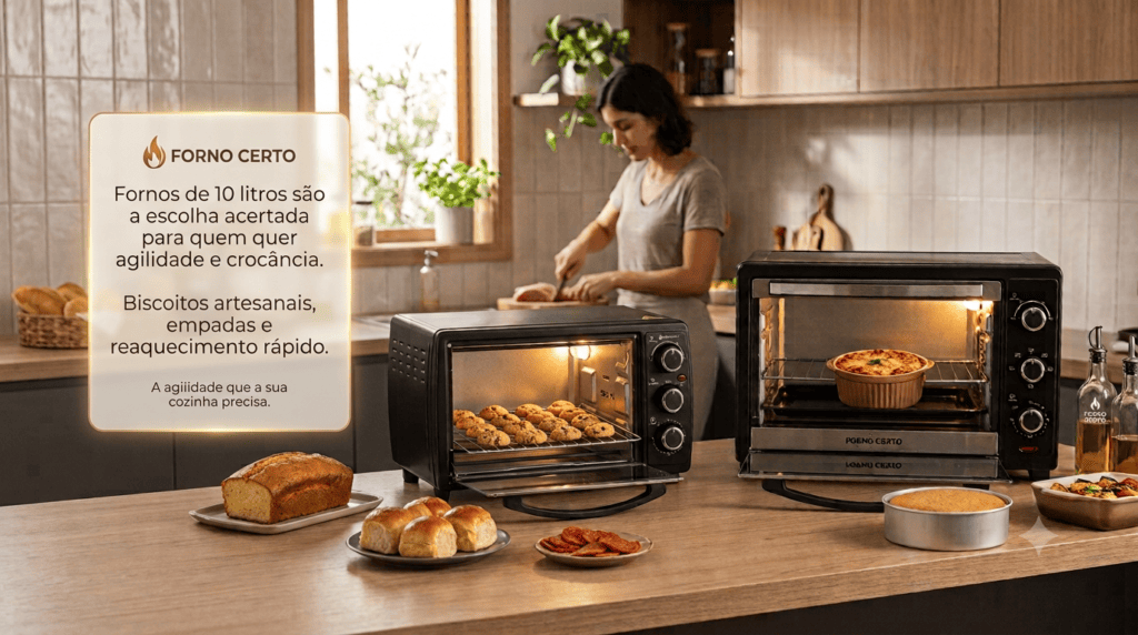 os de 10 litros são a escolha certa para quem quer agilidade e crocância.